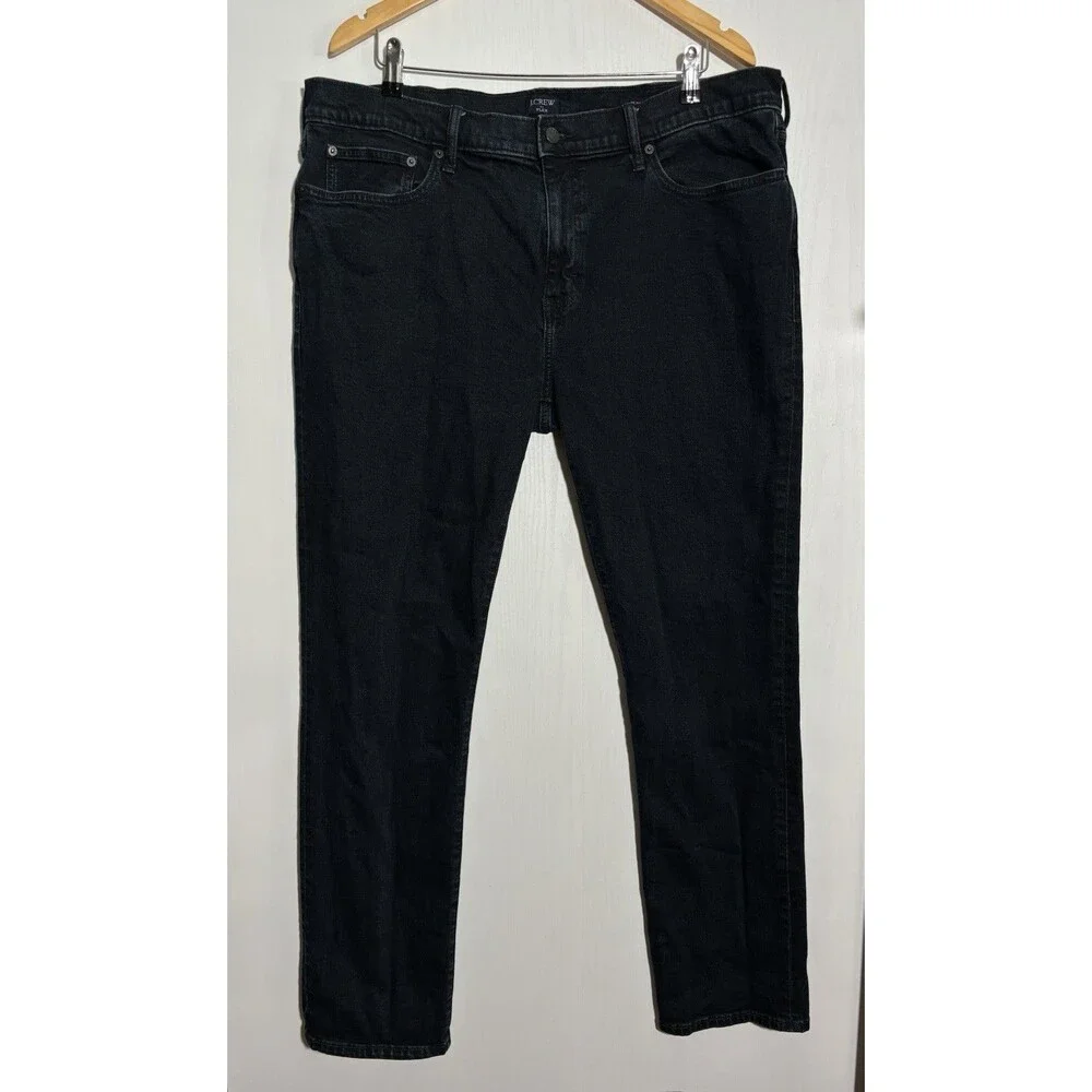 J.Crew Jeans Mens 38 32 Blue Dark Denim Straight Leg Slim Fit Signature Flex